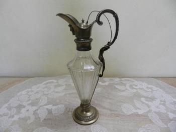 Glaskrug - Metall, Glas - 1930 Glaskrug - Metall, Glas - 1930