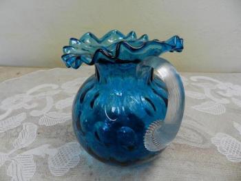 Glaskrug - Glas, blaues Glas - 1930