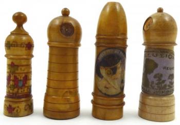 Flakon - Holz, Glas - 1920 Flakon - Holz, Glas - 1920