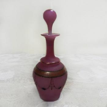 Karaffe - Glas, Rosaglas - 1850 Karaffe - Glas, Rosaglas - 1850