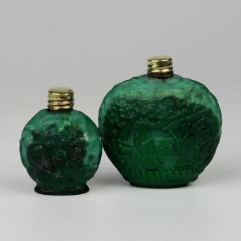 Flakon - Messing, Glas - Curt Schlevogt - 1935 Flakon - Messing, Glas - Curt Schlevogt - 1935