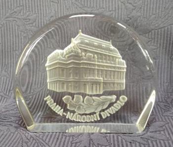 Glas-Briefbeschwerer - 1980 Glas-Briefbeschwerer - 1980