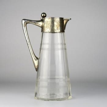 Dekanter mit Silberfassung Dekanter mit Silberfassung