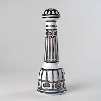 Karaffe - klares Glas, Rubinglas - 1910 Karaffe - klares Glas, Rubinglas - 1910